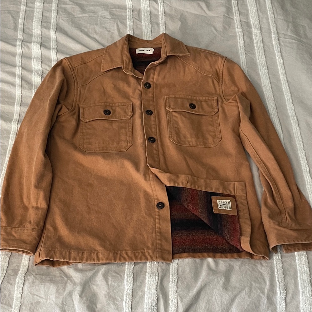 Taylor Stitch Tan/Brown Shirt Jacket